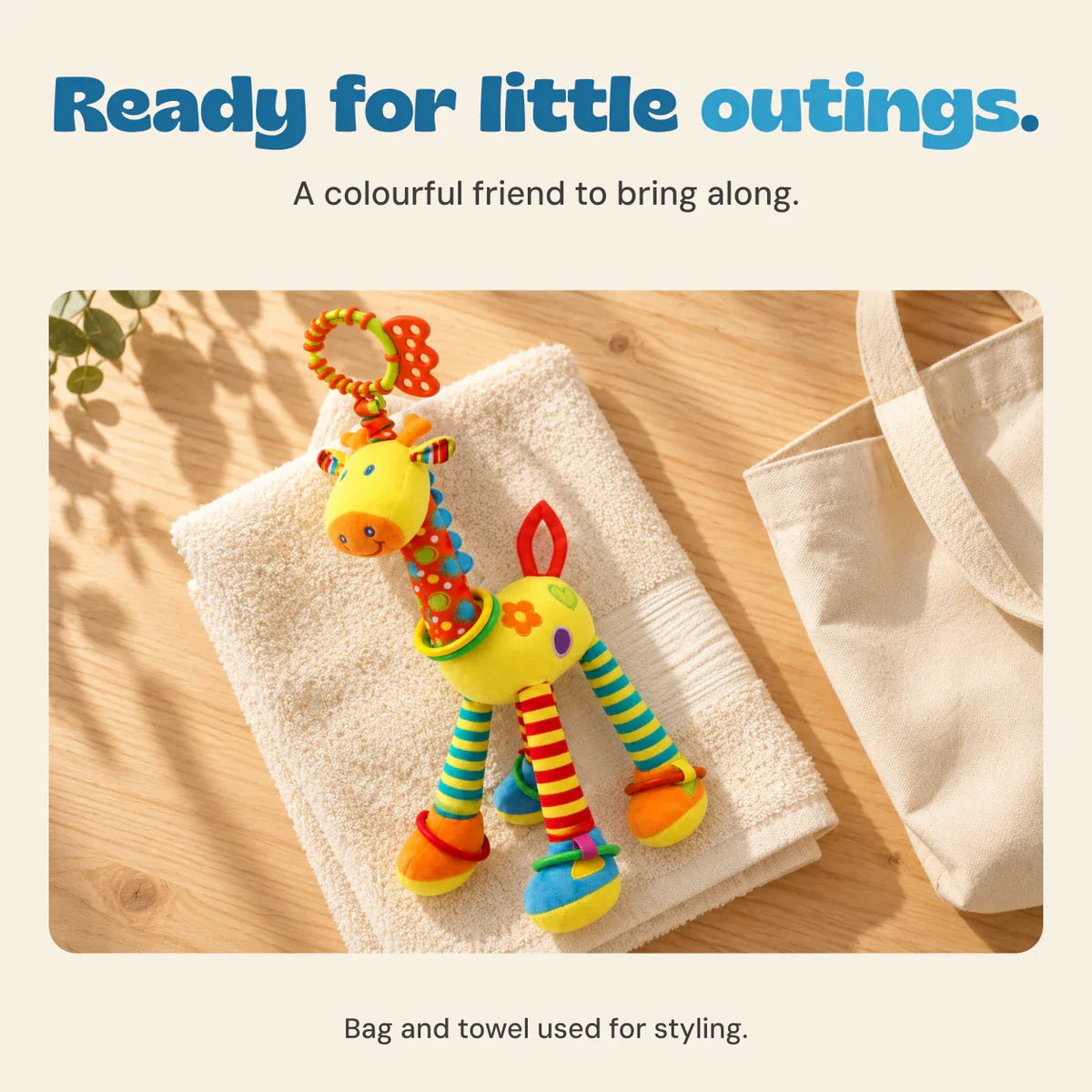 Gentle Giraffe Sensory Rattle