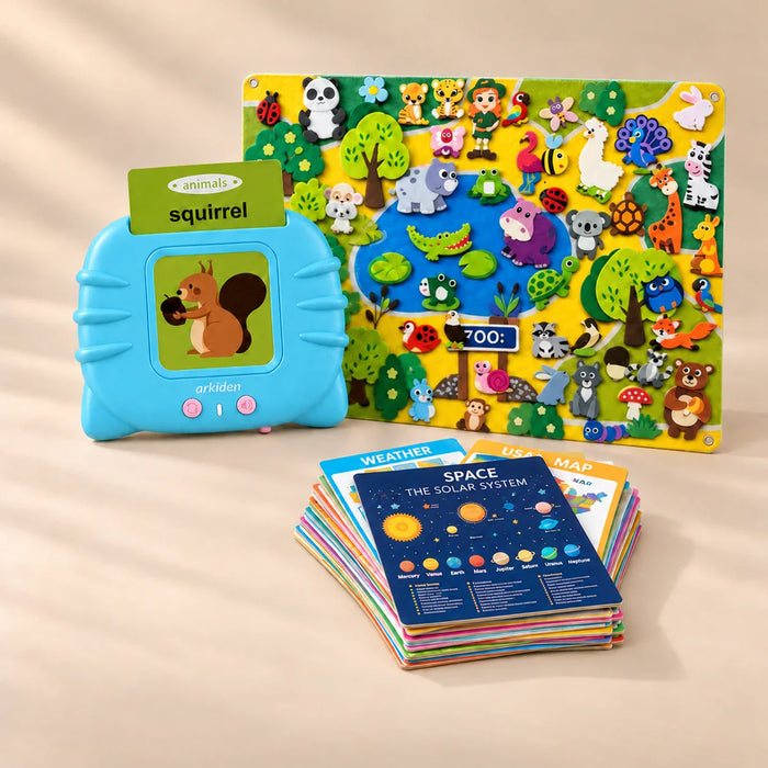 Gentle Meadow Learning Bundle | Talking Flashcards, Posters & Felt Board