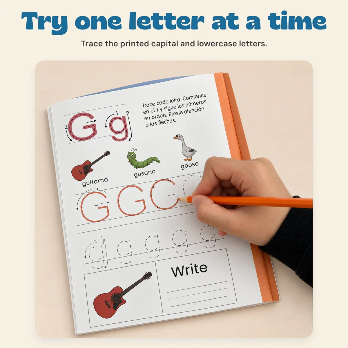 Gentle Scribbles ABC Writing Workbook