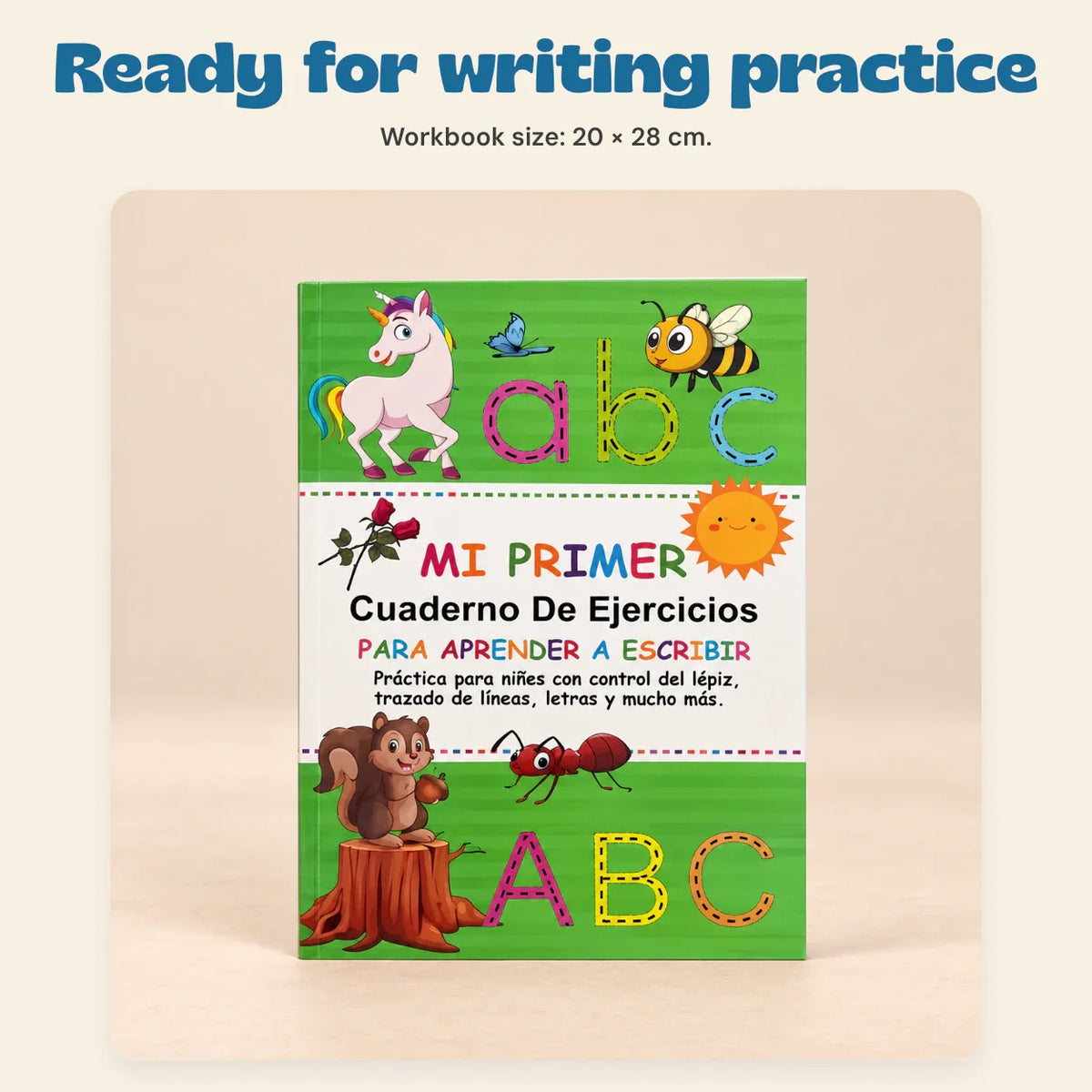 Gentle Scribbles ABC Writing Workbook