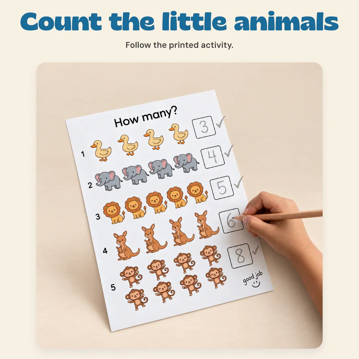 Gentle Steps Count & Trace Math Workbook