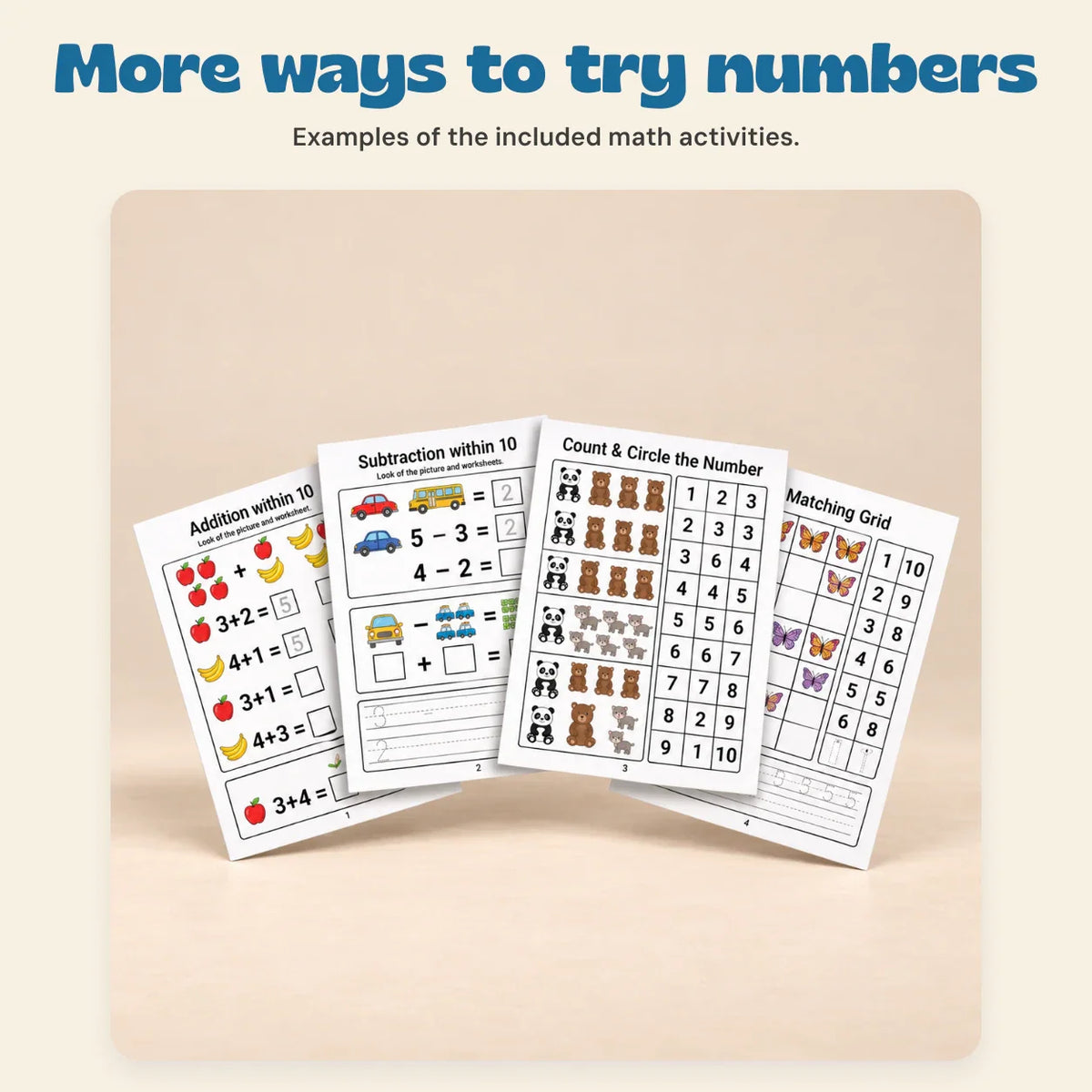 Gentle Steps Count & Trace Math Workbook