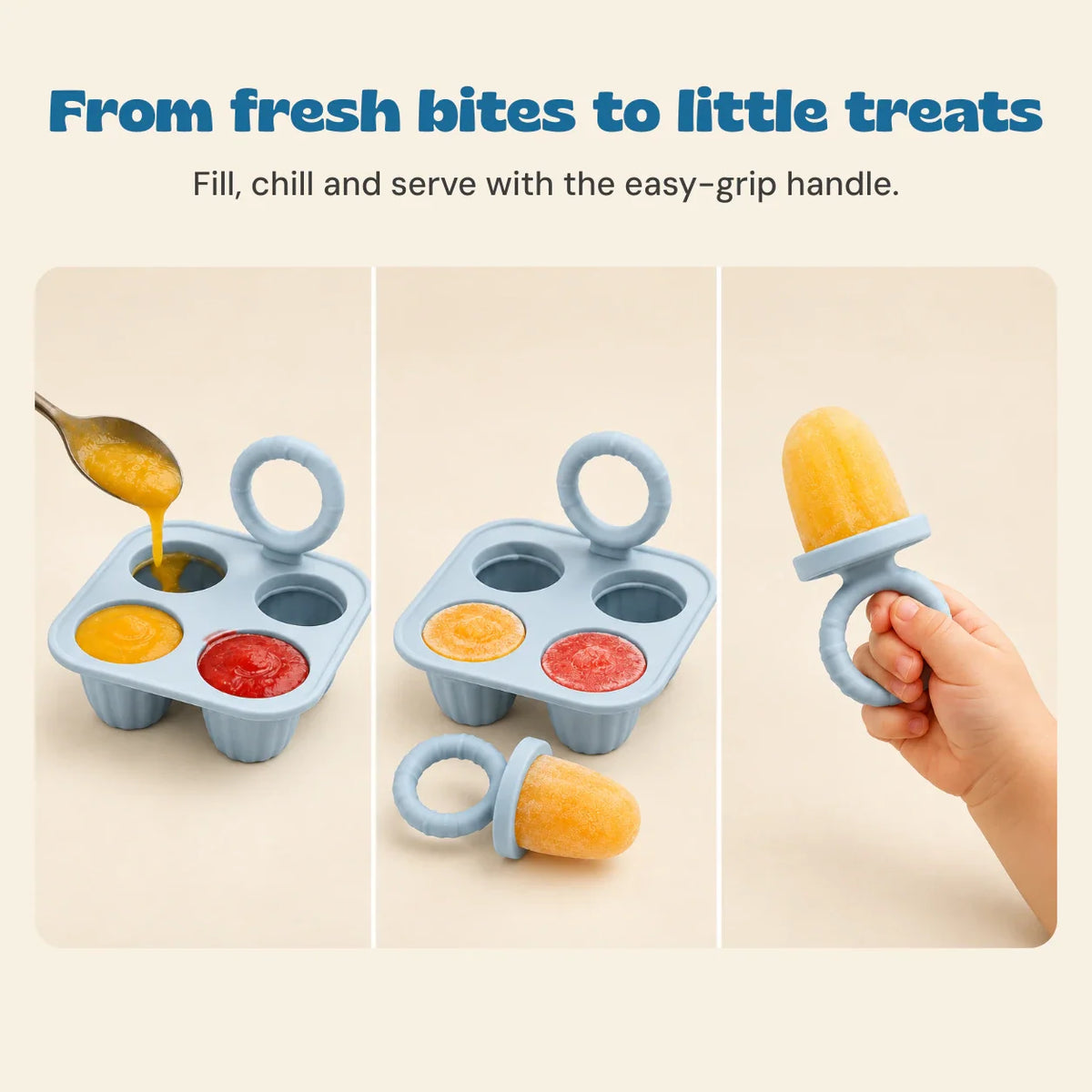 GentleBite Silicone Baby Feeder & Teether Set