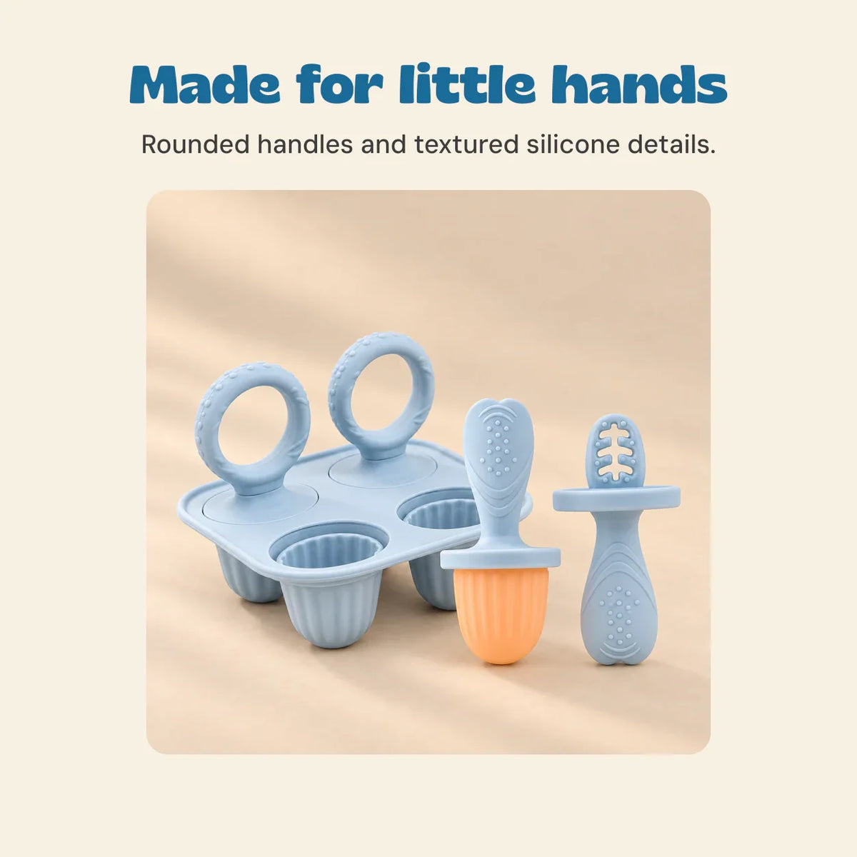 GentleBite Silicone Baby Feeder & Teether Set