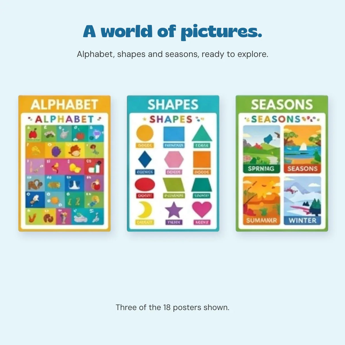 GentleGlow Educational Poster Set