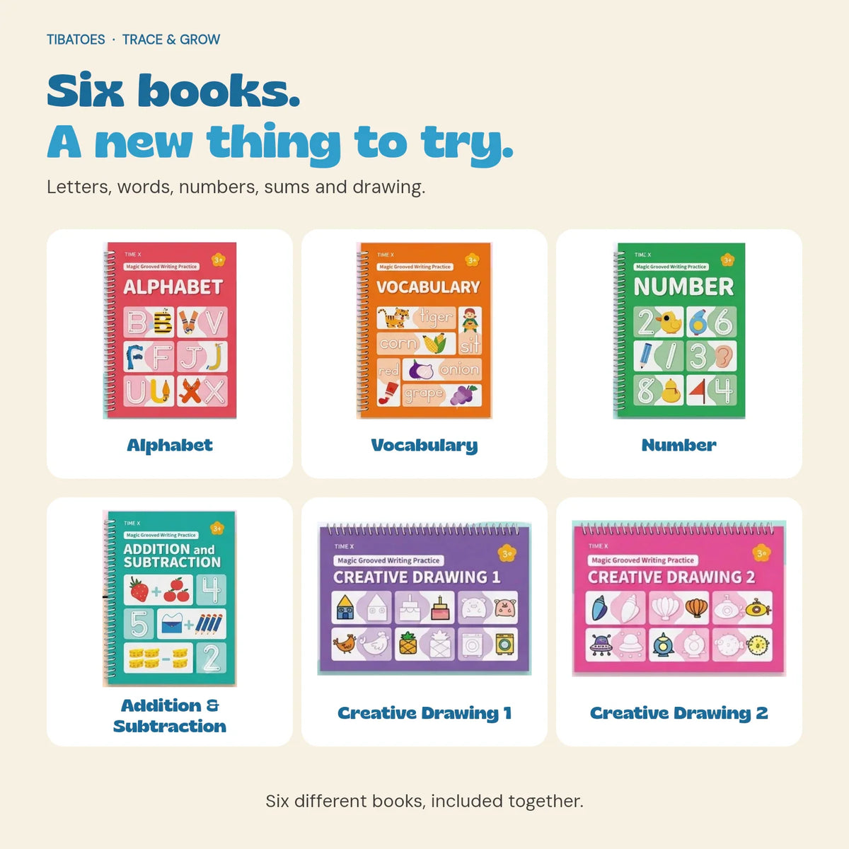 GentleGrow Reusable Writing Books