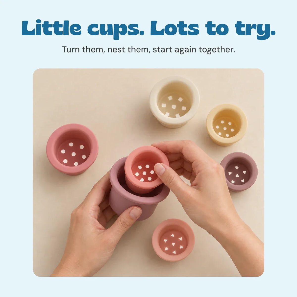 GentleNest Silicone Stacking Cups