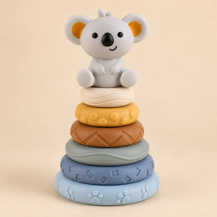 GentleRise Montessori Sensory Stacking Tower | Engaging Developmental Toy