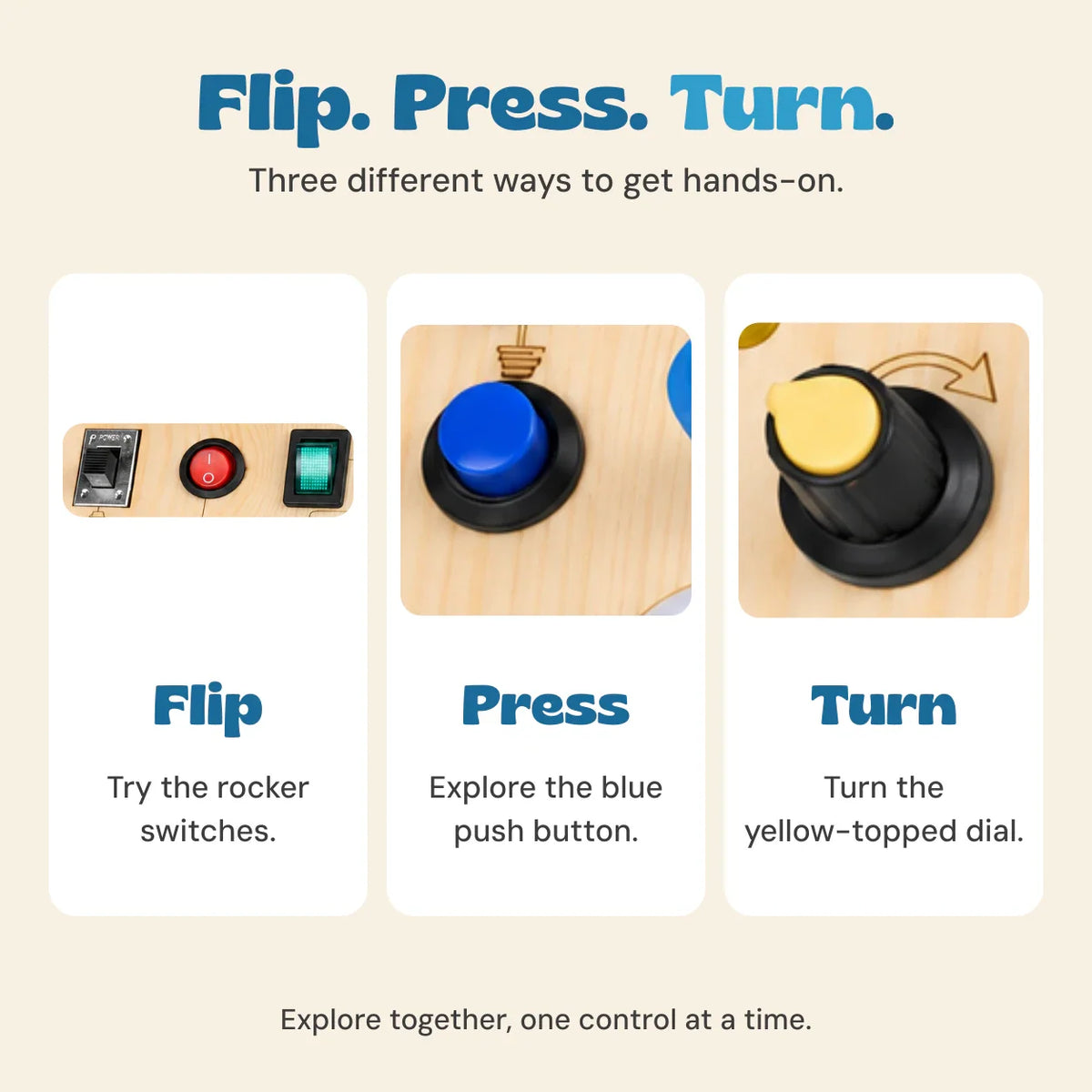 GentleStep Montessori Switch Board