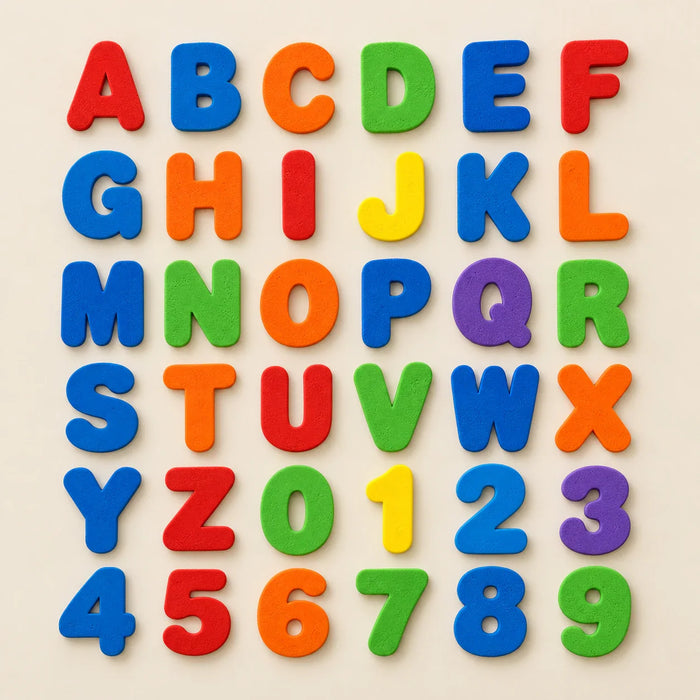 GentleWave Bath Letters & Numbers Set | Soft Foam Educational Toys