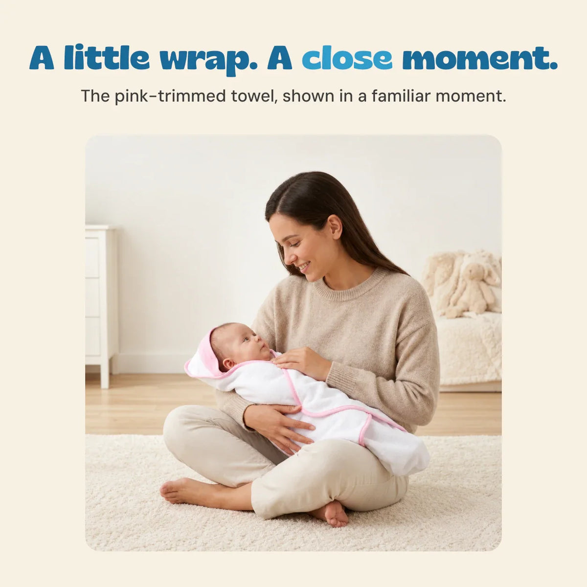 GentleWave Doll Bath Towel Wrap