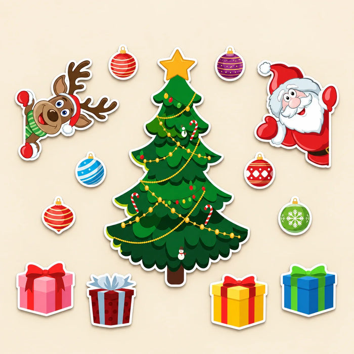 Magic Meadow Magnetic Scene Builder, Fridge Christmas Scene