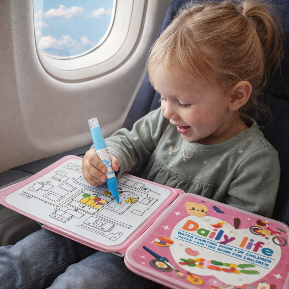 Baby Bisou Magic Water Coloring Book