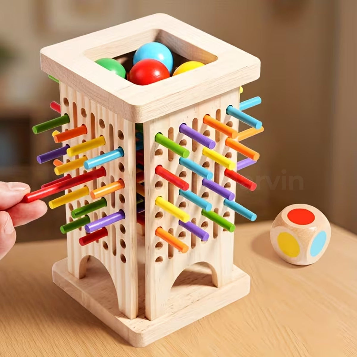 Baby Bisou Montessori Stick Tower Game