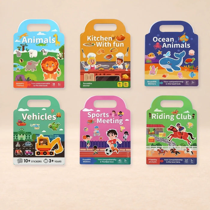 PuffyScene Reusable Sticker Book