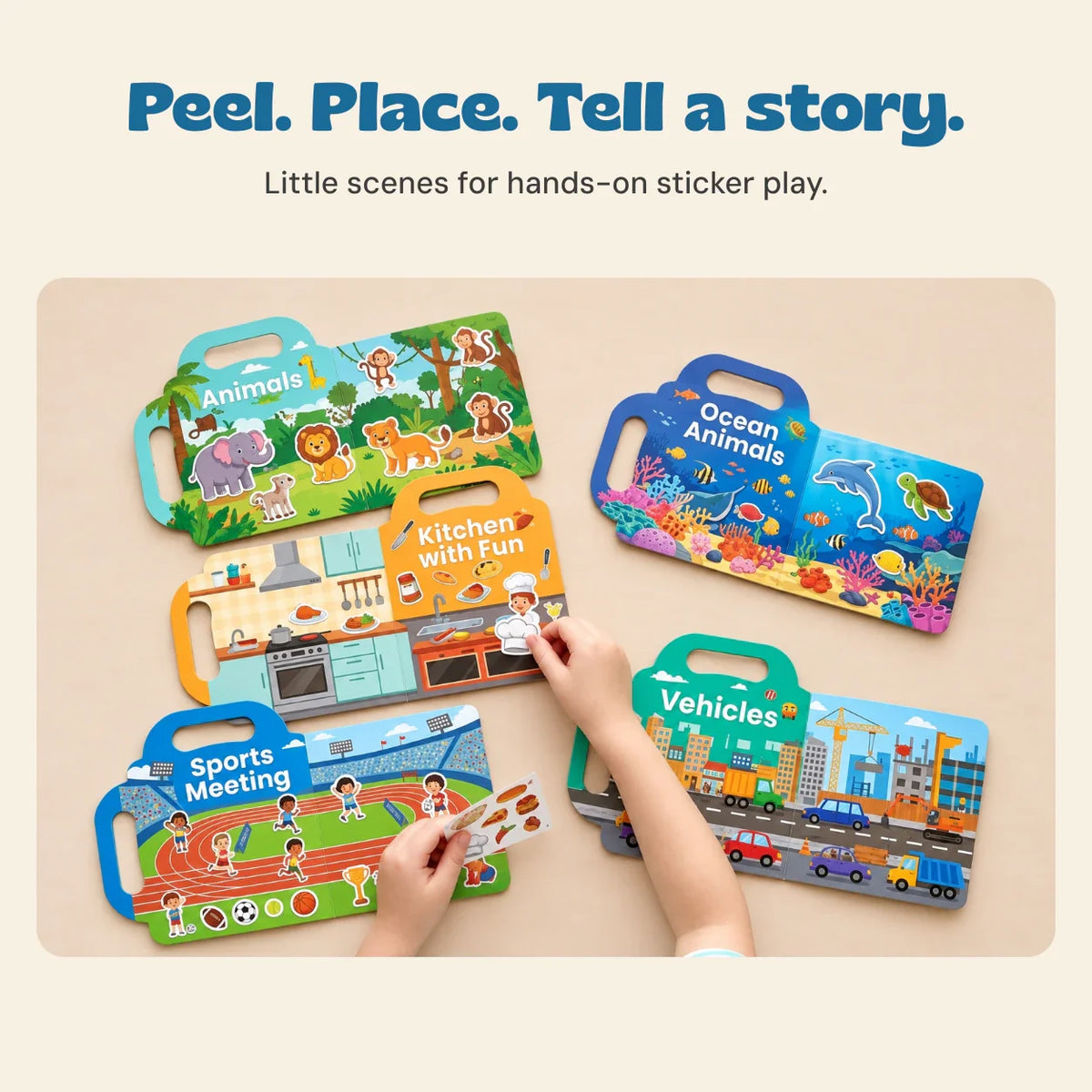 PuffyScene Reusable Sticker Book