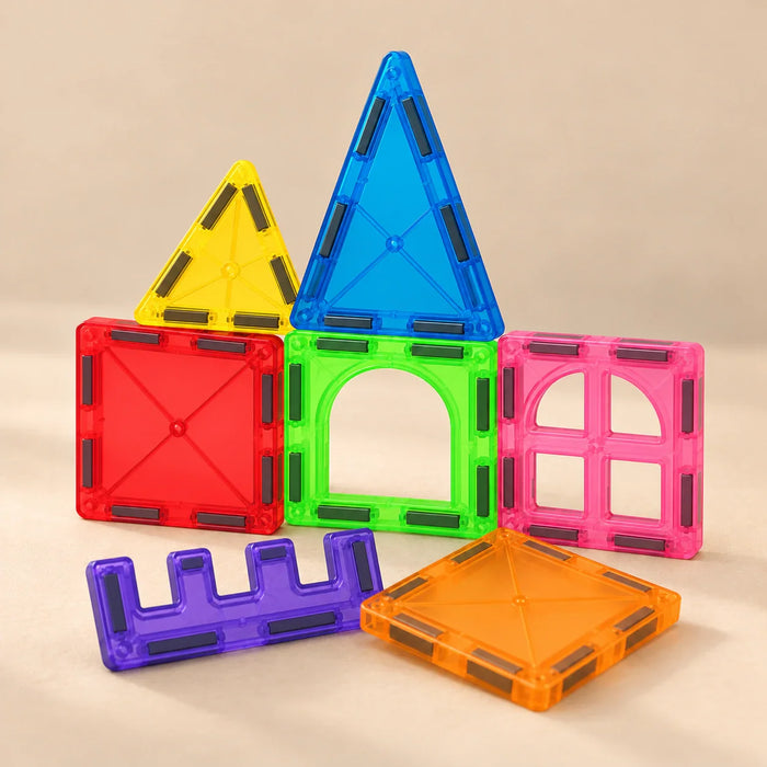 Rainbow Harmony Magnetic Building Tiles