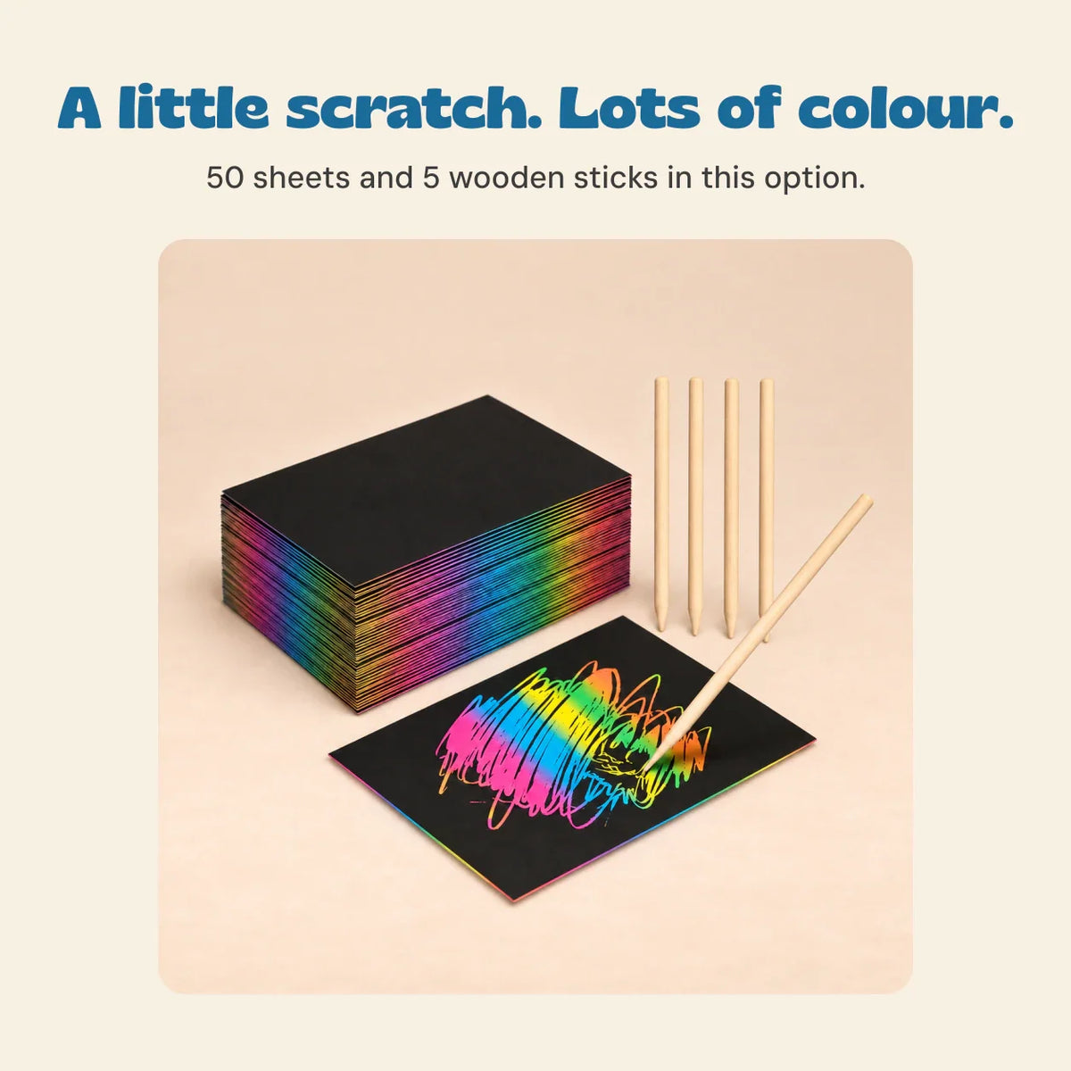 RainbowWhimsy Scratch Art Set