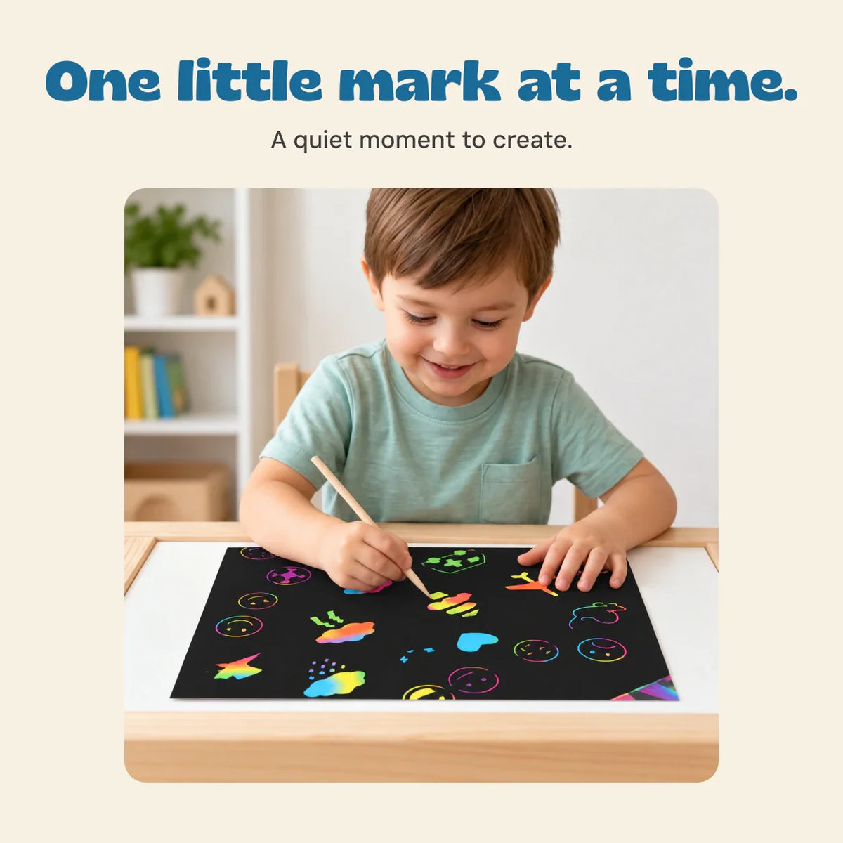 RainbowWhimsy Scratch Art Set