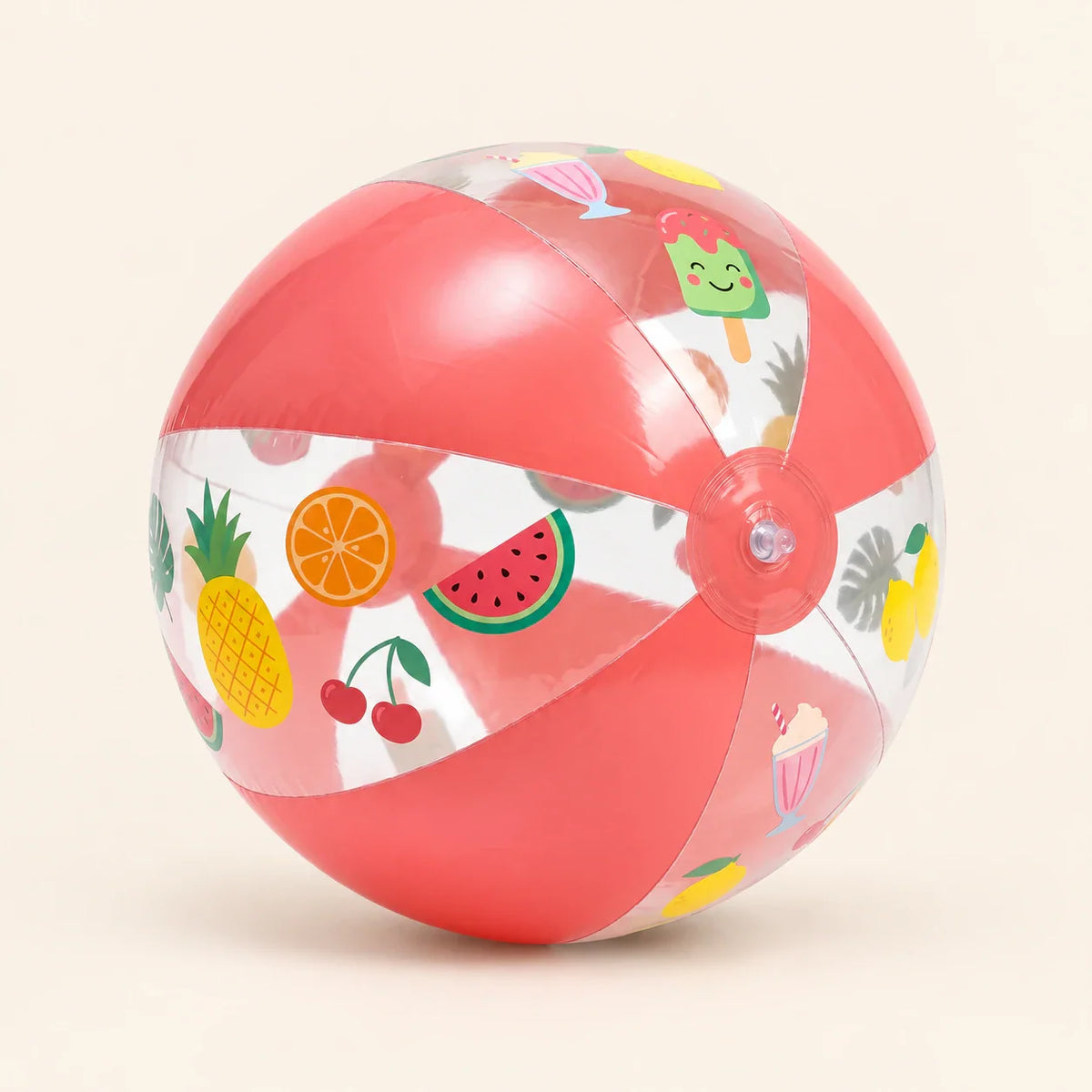 Seaside Breeze Inflatable Beach Ball, Fruity Splash
