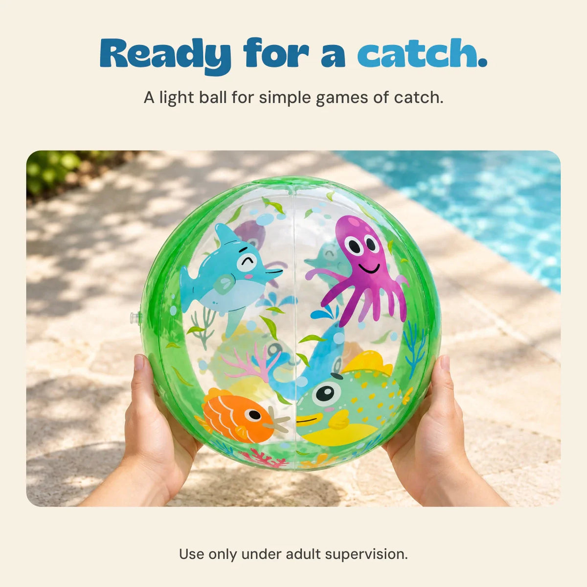 Seaside Breeze Inflatable Beach Ball
