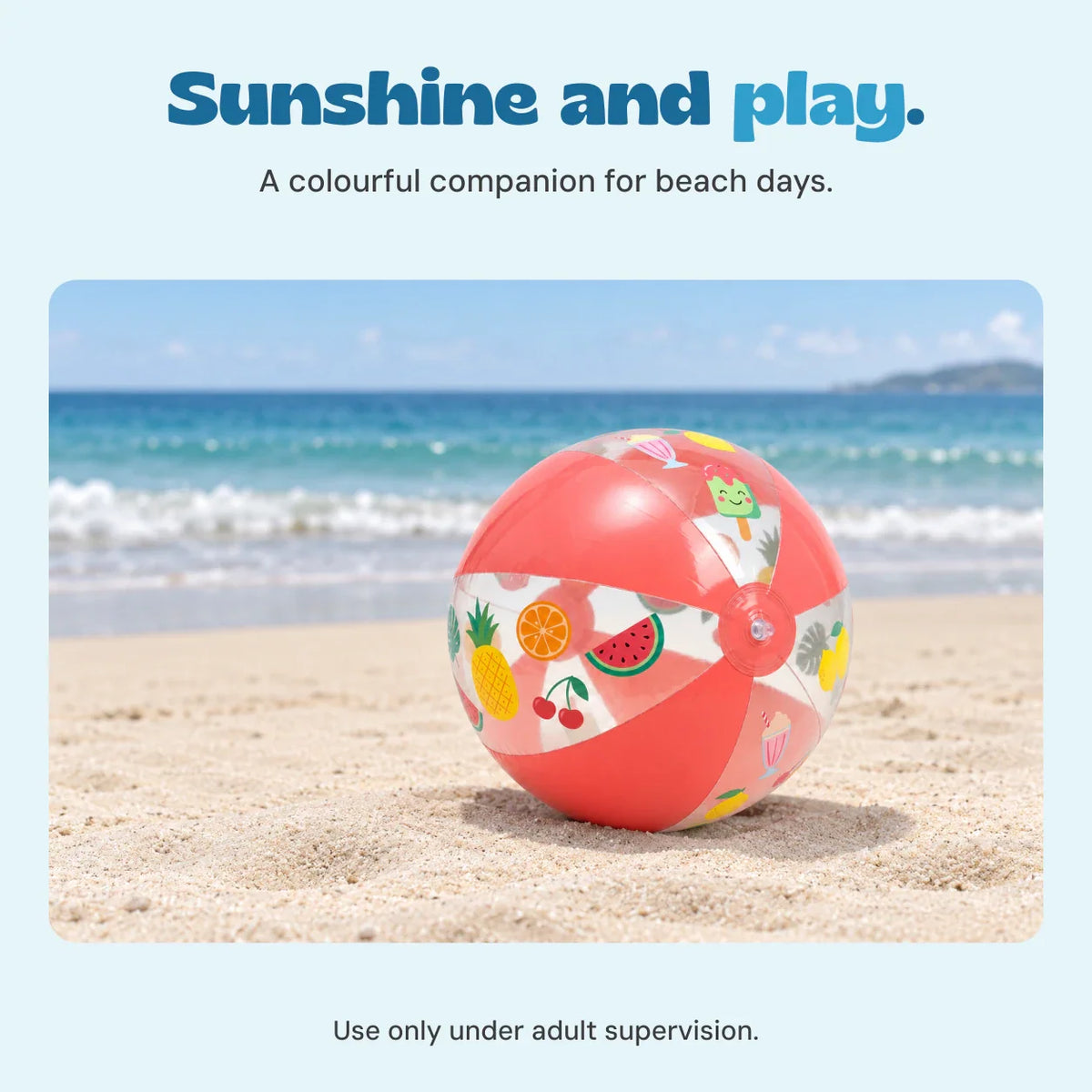 Seaside Breeze Inflatable Beach Ball