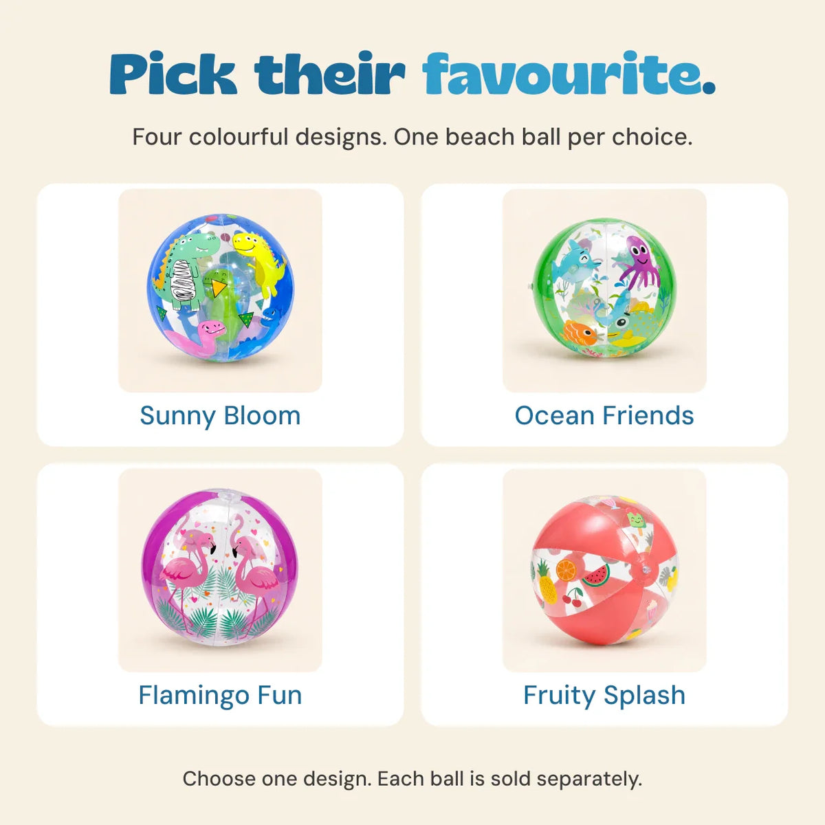 Seaside Breeze Inflatable Beach Ball