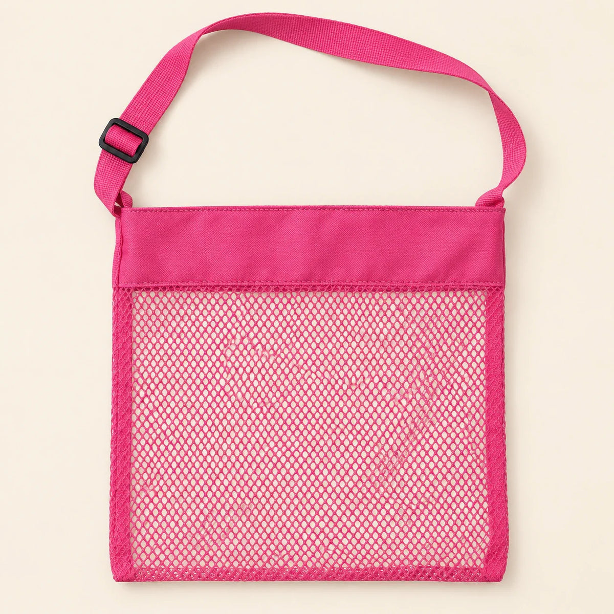 Seaside Breeze Kids Mesh Beach Bag, Pink Cloud Plush