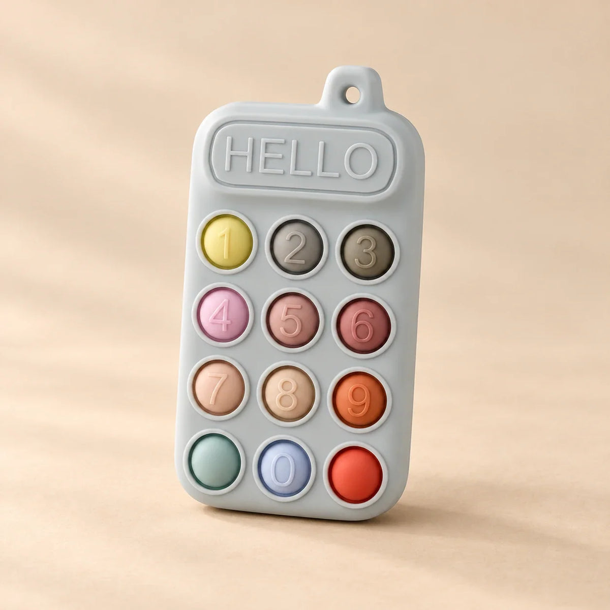 SerenitySilicone Teether, Misty Grey