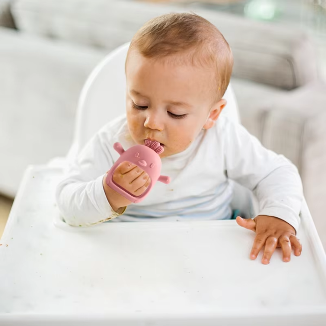 Baby Bisou Silicone Baby Teether Toy