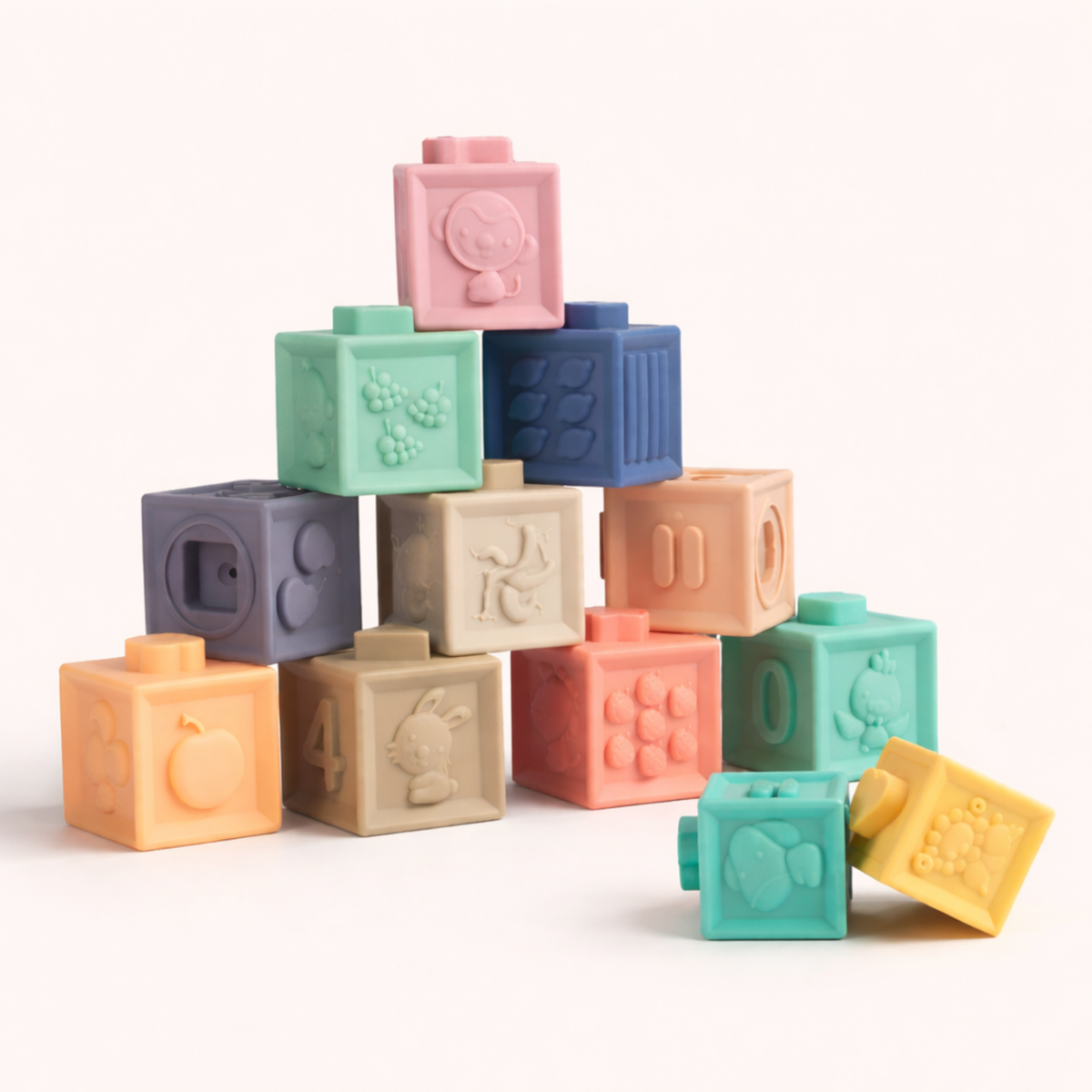 Baby Bisou Soft Building Blocks