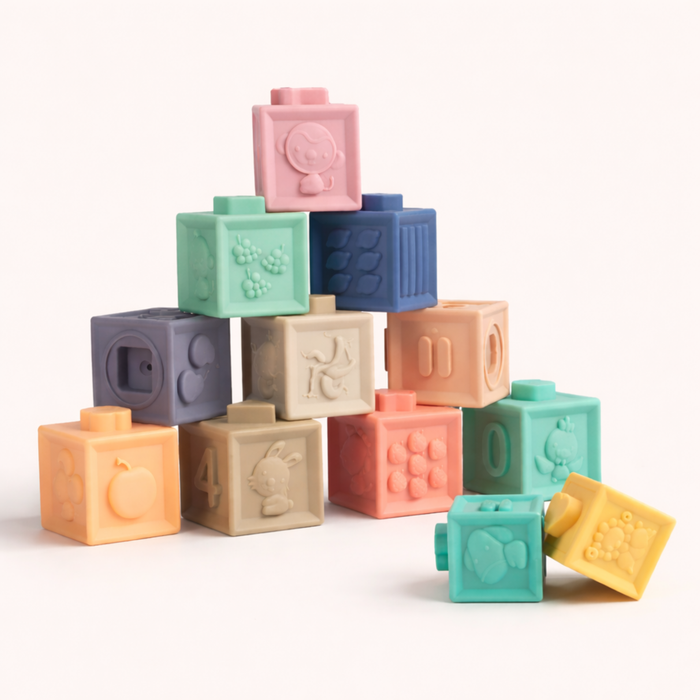 Baby Bisou Soft Building Blocks