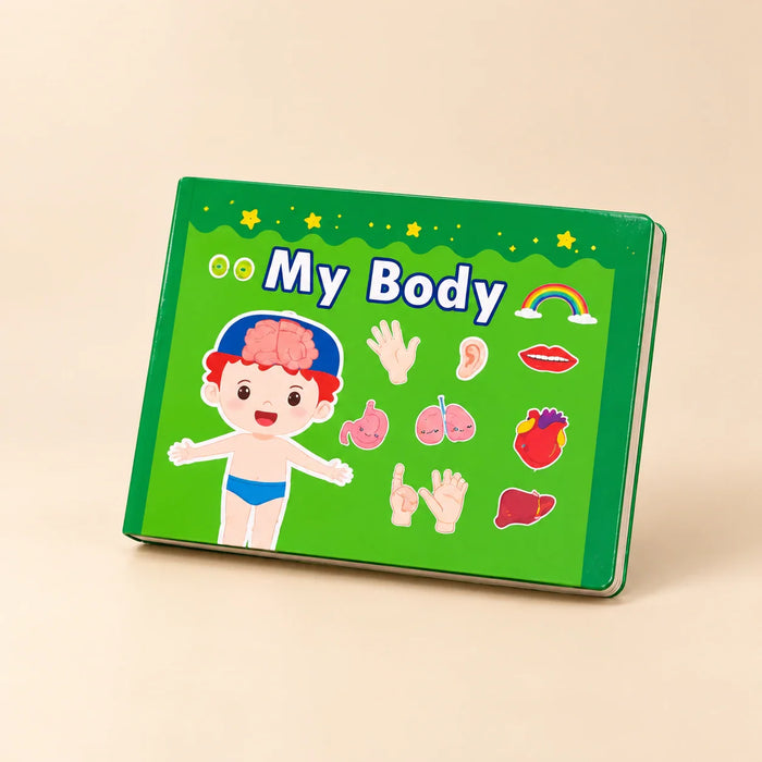 Starlit Journey Quiet Book, Body & Senses Busy Book