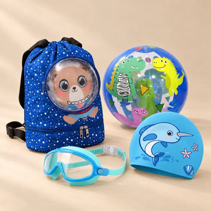Sunny Meadow Holiday Swim Bundle | Beach & Pool Set with Backpack