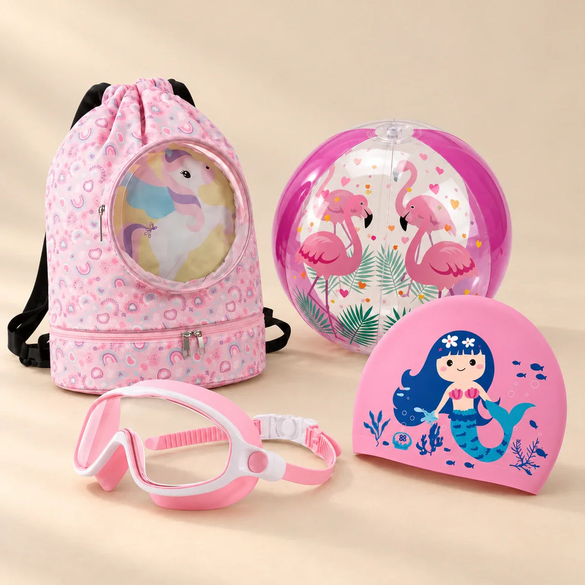 Sunny Meadow Holiday Swim Bundle, Pink