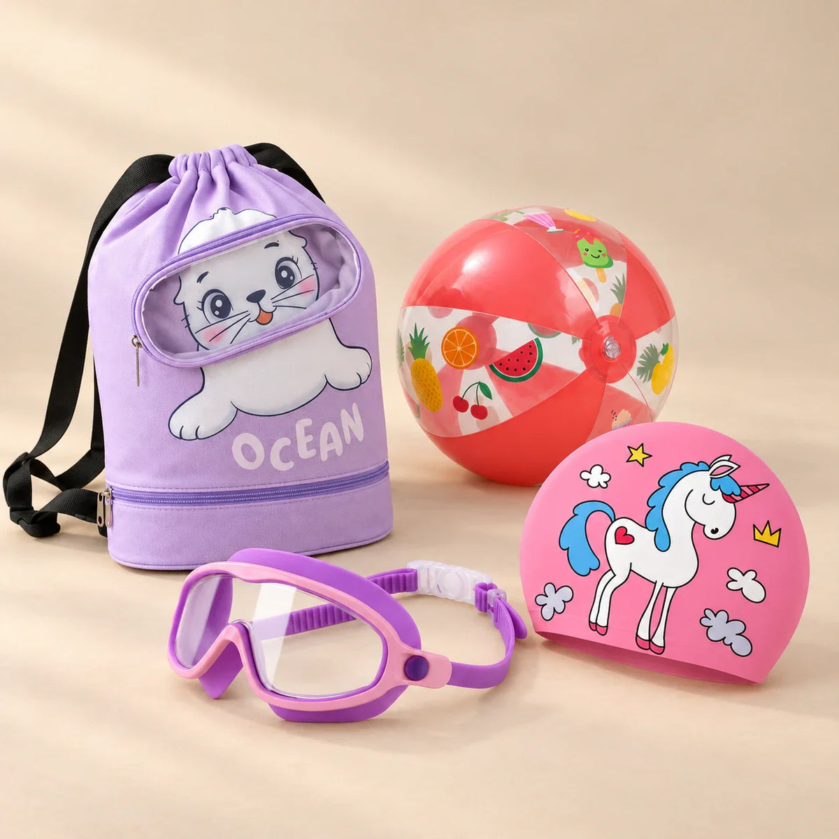 Sunny Meadow Holiday Swim Bundle, Purple