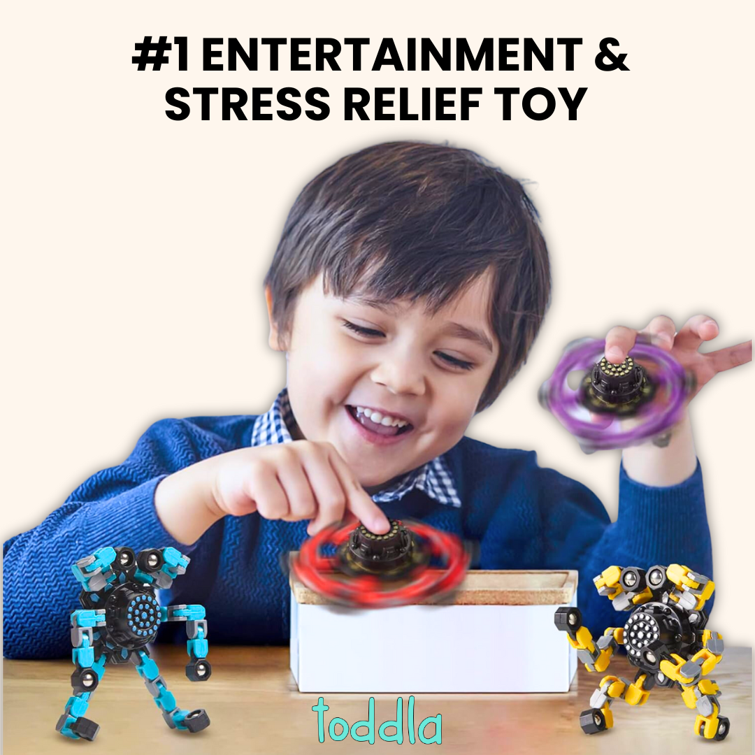 Baby Bisou Transformer Fidget Spinners (4 Pack)