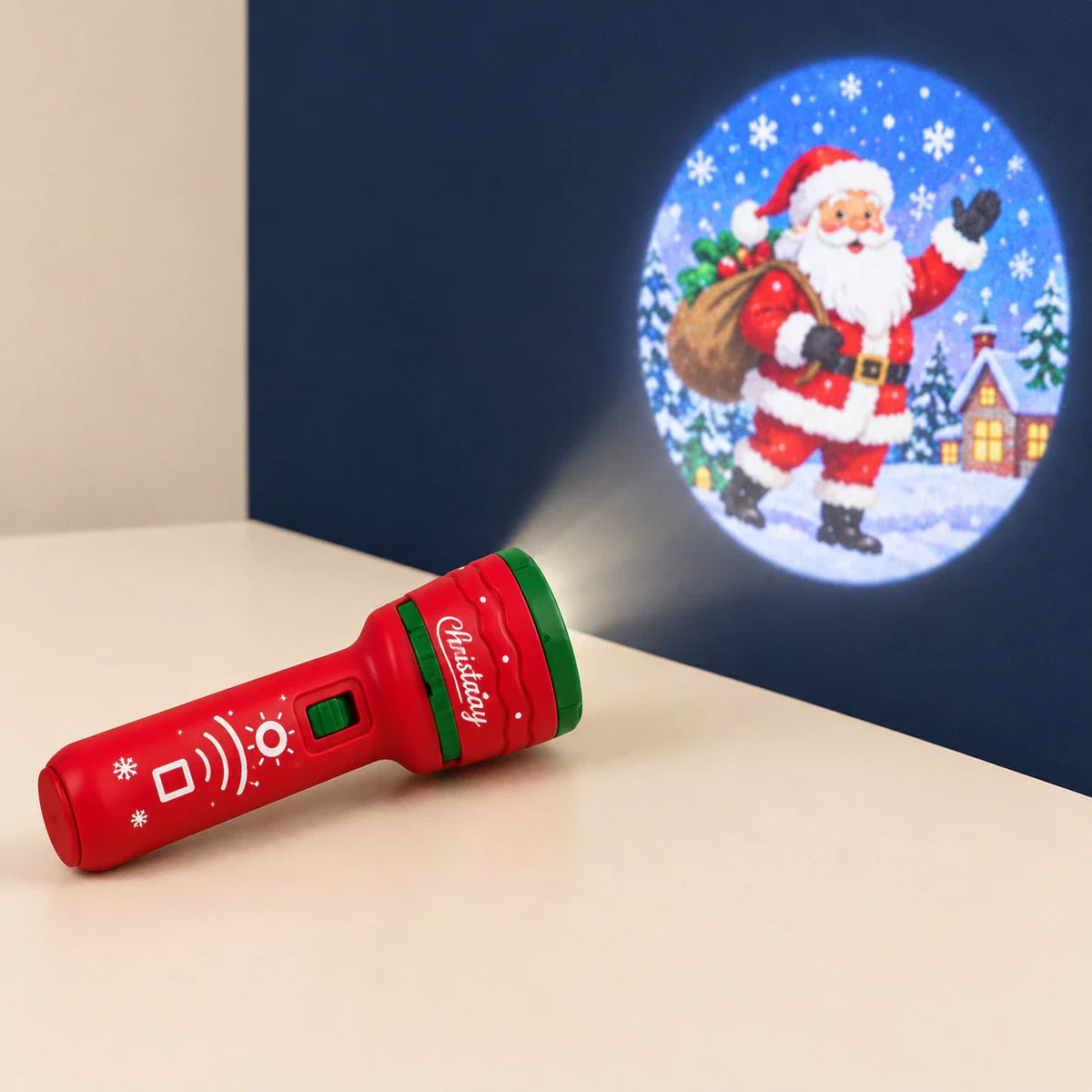 TwinkleLight Christmas Story Projector, Christmas Red