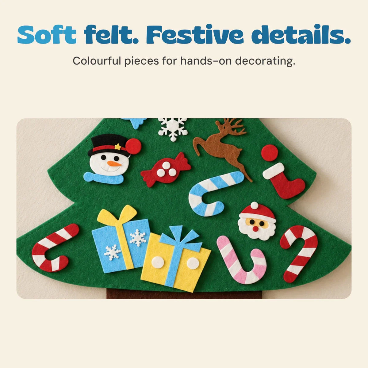 TwinkleSpruce Felt Christmas Tree Play Set