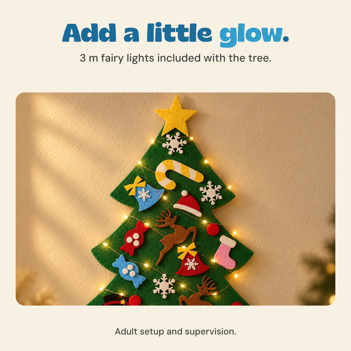 TwinkleSpruce Felt Christmas Tree Play Set