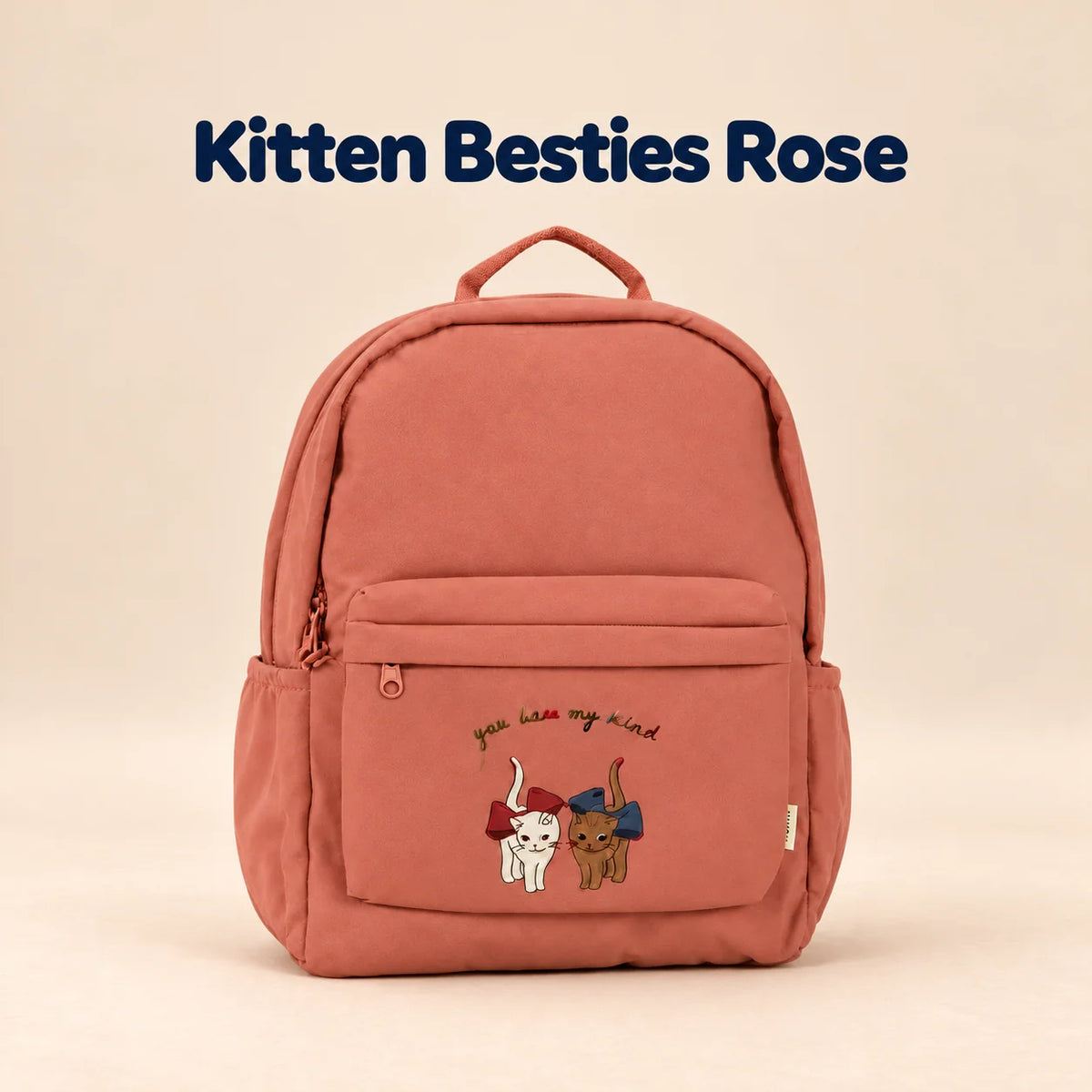 Wanderlust Explorer Large Backpack, Kitten Besties Rose