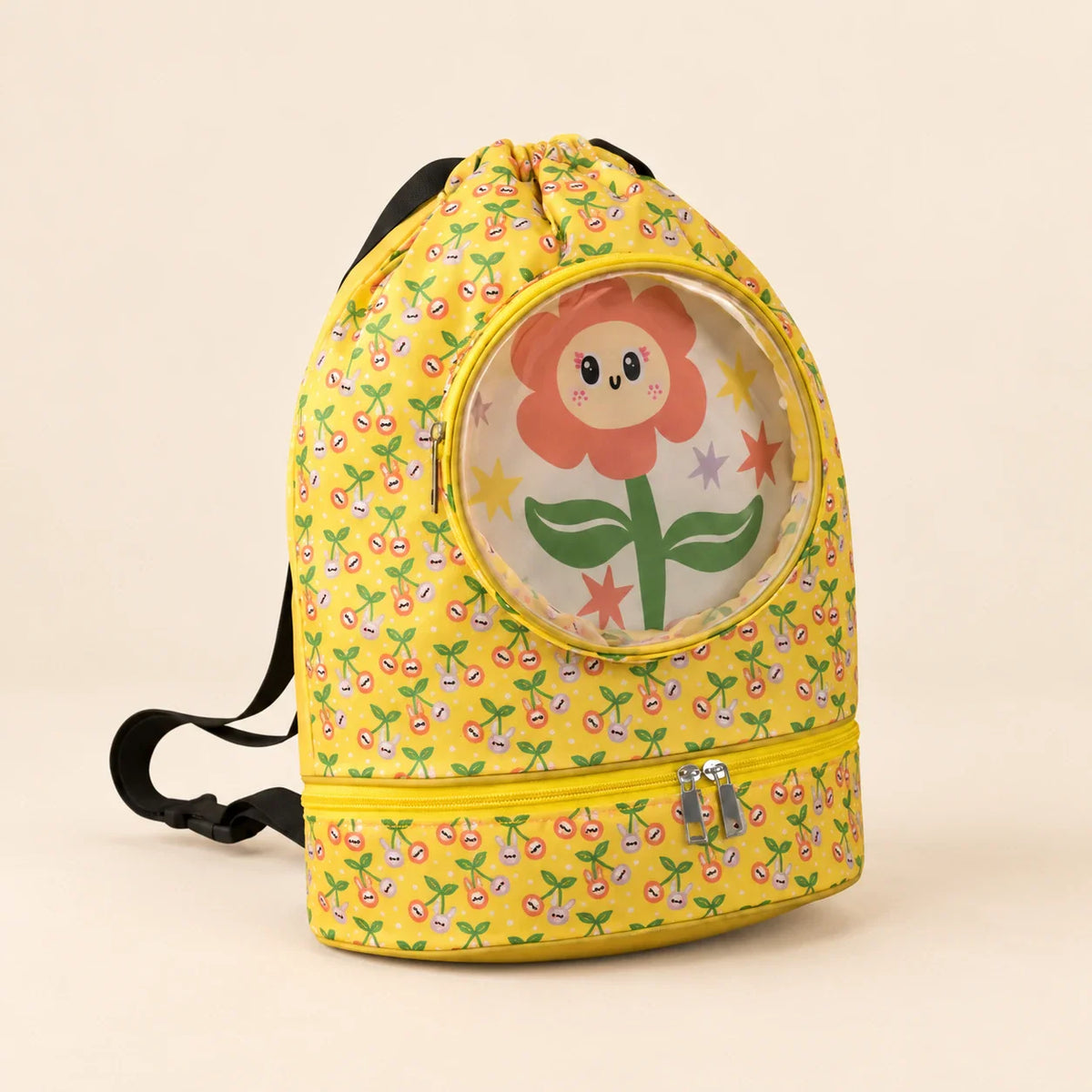 WanderLuxe Kids Travel Backpack, Sunny Bloom