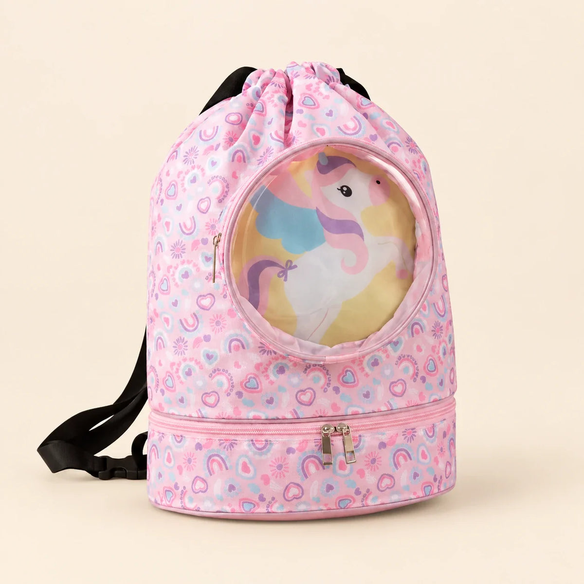 WanderLuxe Kids Travel Backpack, Unicorn Dreams