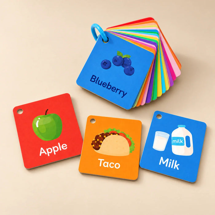 Whimsical Friends Flashcards, Food Friends Card Set