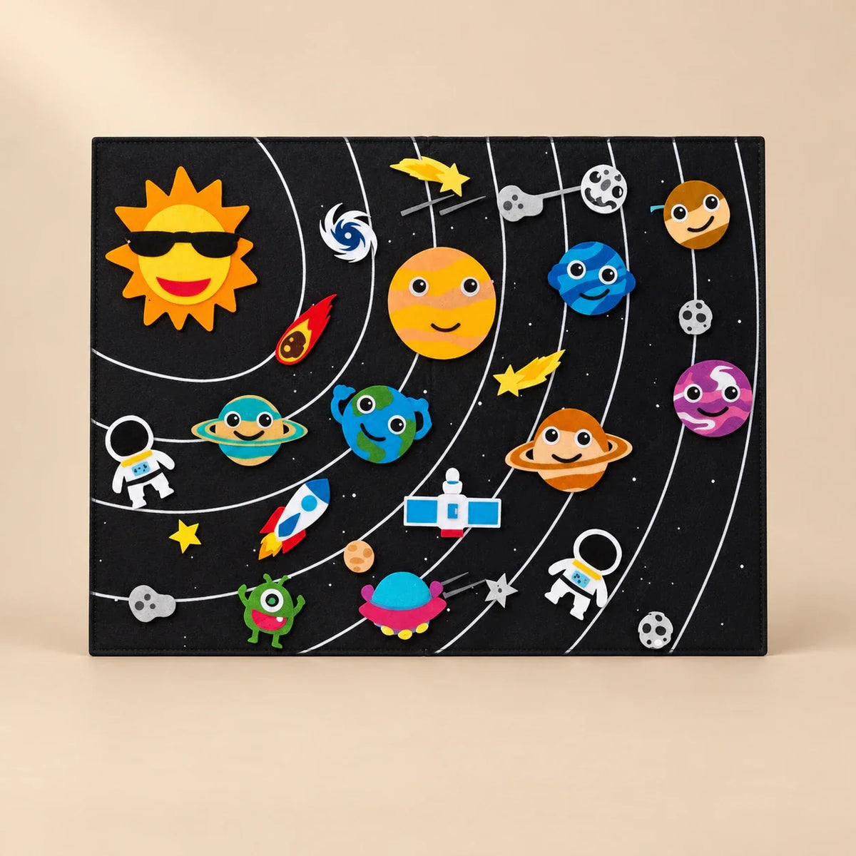 Whimsical Journey Felt Activity Board | Engaging Toddler Playtime