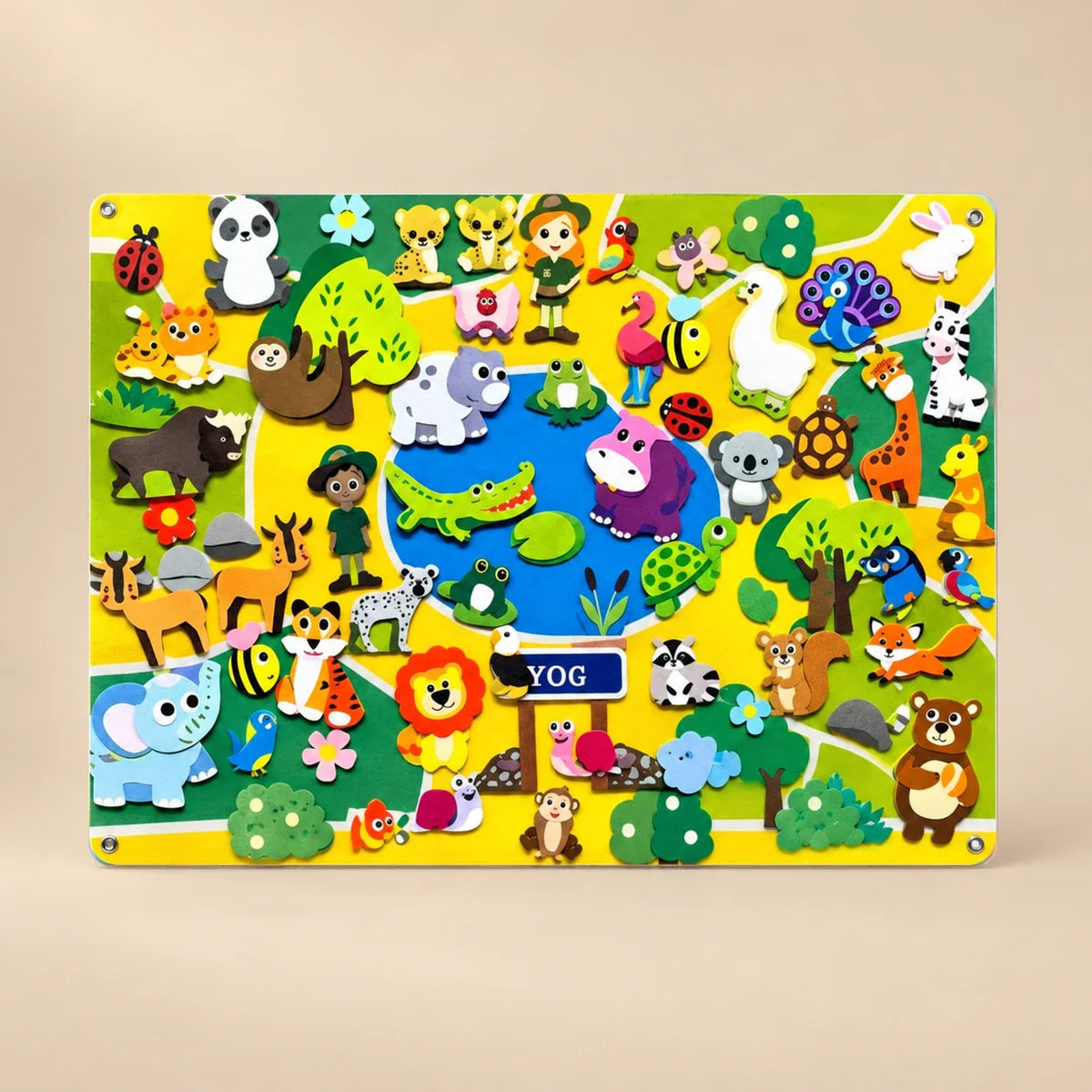 Whimsical Journey Felt Activity Board | Engaging Toddler Playtime