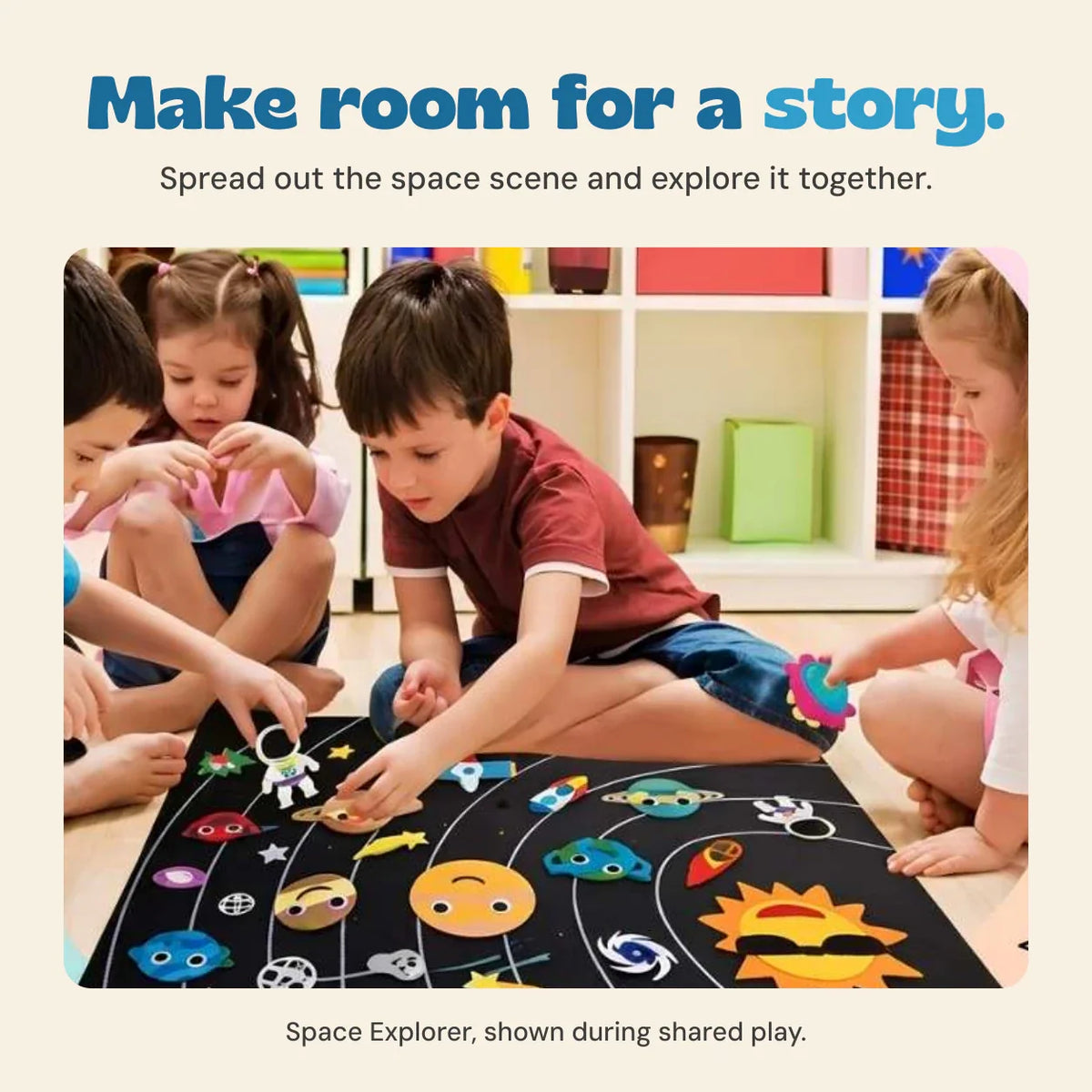 Whimsical Journey Felt Activity Board | Engaging Toddler Playtime