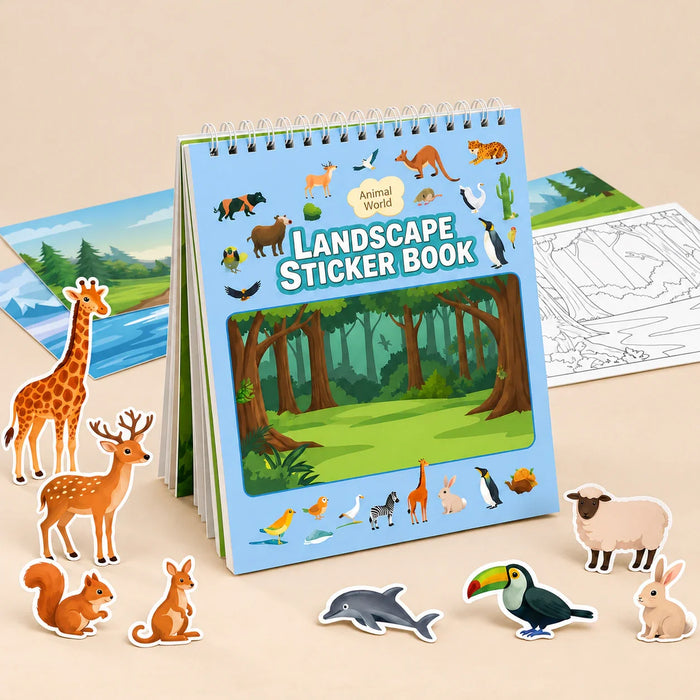 Whimsical Journey Sticker Adventure Book