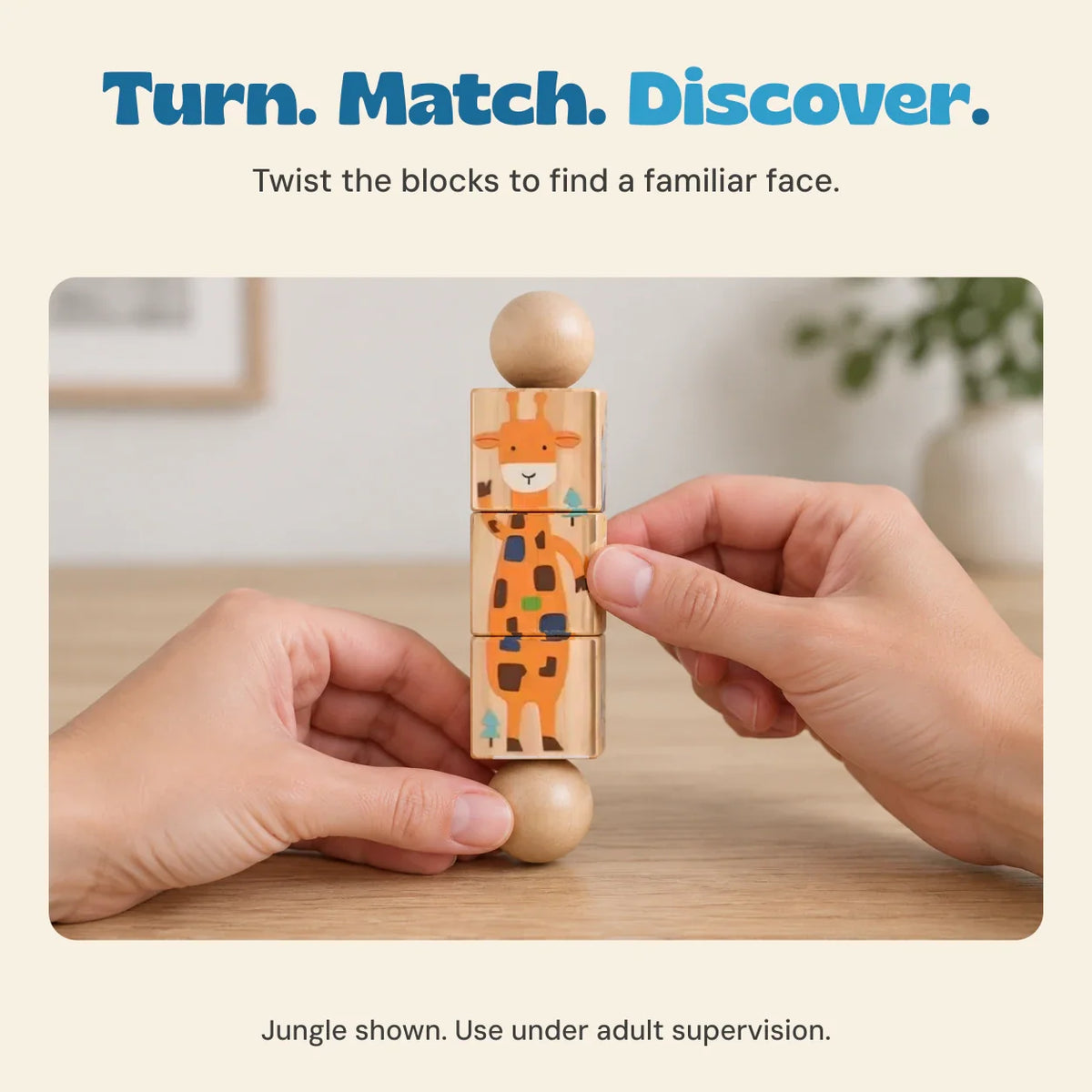 Whimsical Pals Spin & Match Toy