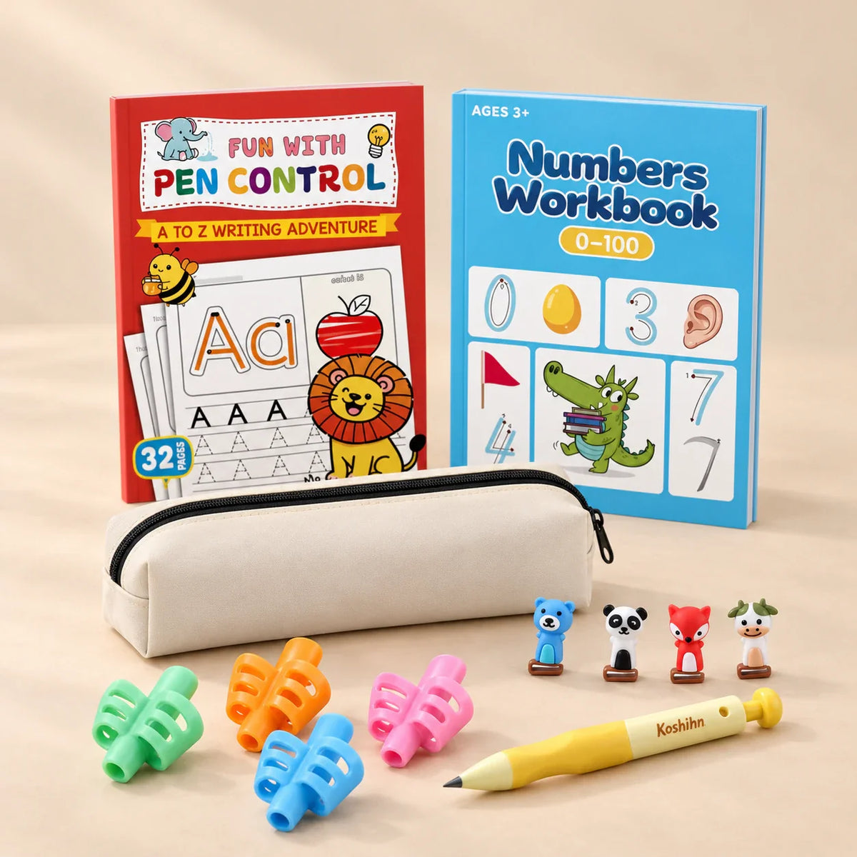 Whimsical Scribble Tracing Workbook Bundle